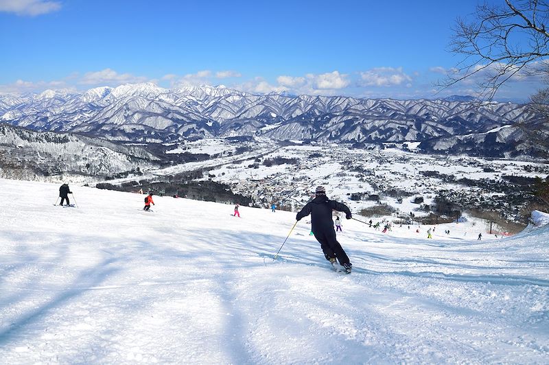 Ski à la vallée d'Hakuba - Préfecture de Nagano - Japon