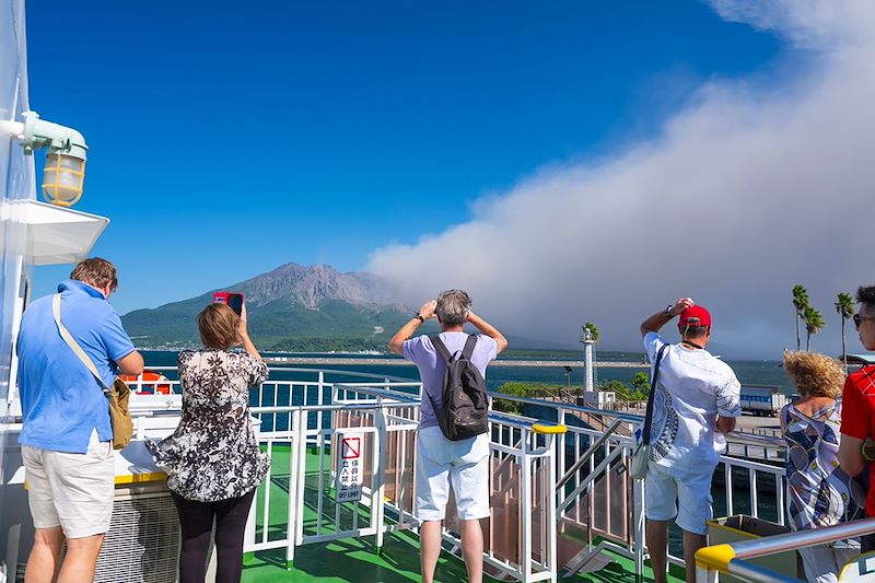 Ferry vers le Sakurajima - Kyushu - Japon
