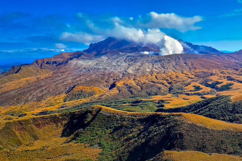 Mont Aso au Parc national d'Aso-Kuju - Kyushu - Japon