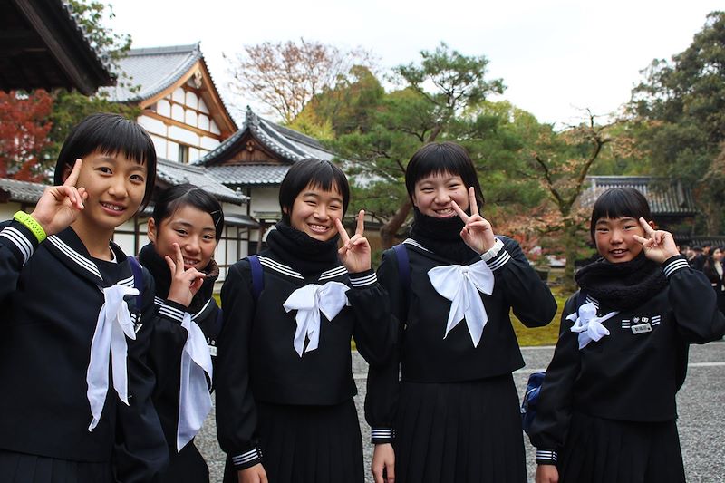 Écolières à Kyoto - Japon