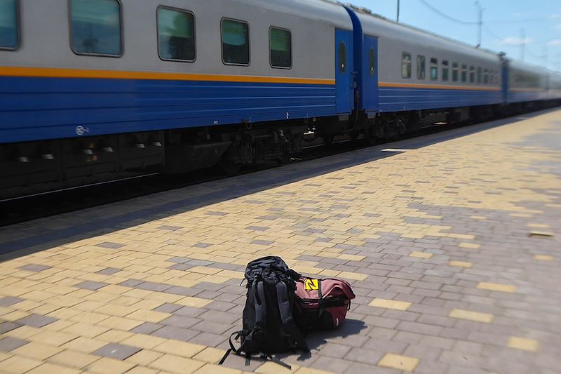 Train au Kazakhstan