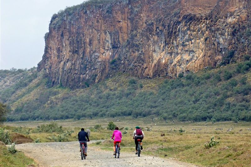 En vélo Hells Gate National Park - Lac Naivasha - Kenya