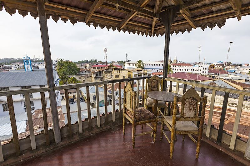 Terrasse du Swahili House - Stone Town - Zanzibar - Tanzanie