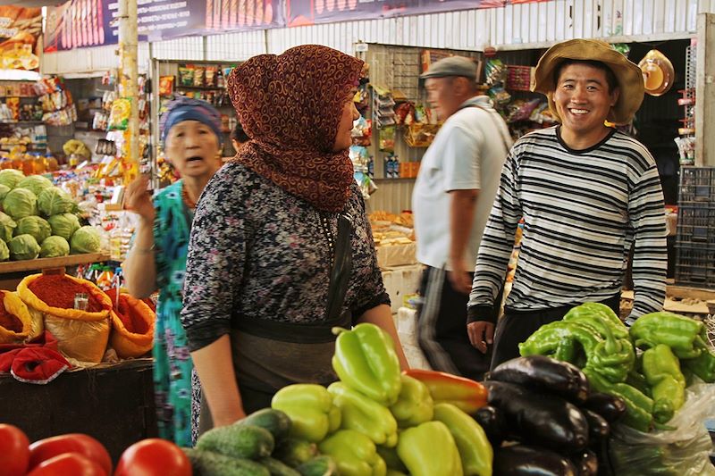 Marché d'Osh - Bichkek - Kirghizistan