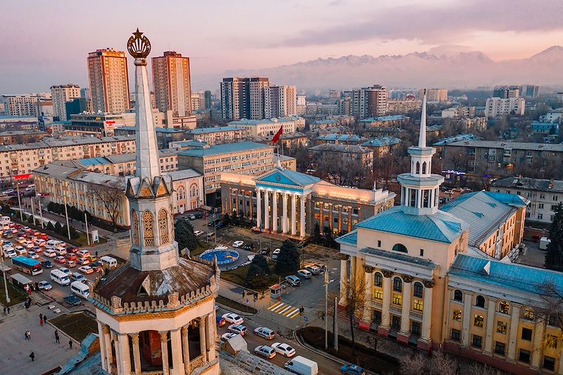 Bishkek en hiver - Kirghizistan