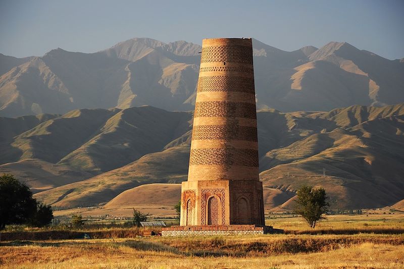 La tour Burana - Vallée de Tchouï - Kirghizistan