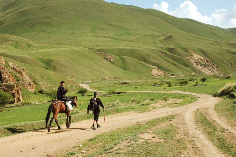 Trekking chez les nomades kirghiz