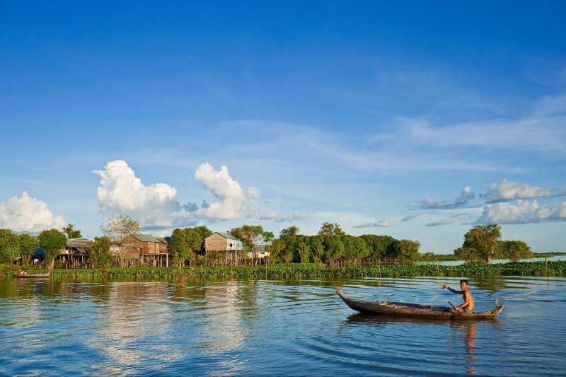 Le village flottant de Chong Kos - Province de Kampong Chhnang - Cambodge