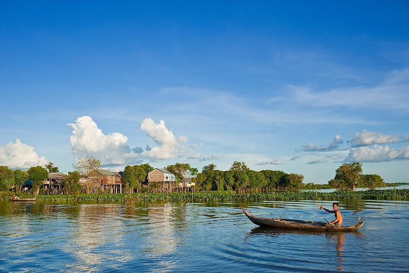 Le village flottant de Chong Kos - Province de Kampong Chhnang - Cambodge