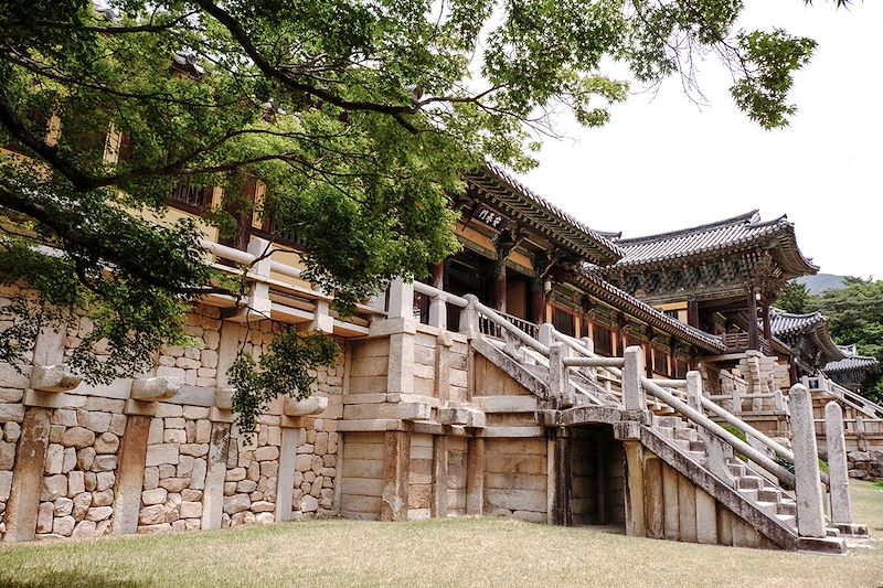 Temple de Bulguksa à Gyeongju - Province de Gyeongsang - Corée du Sud