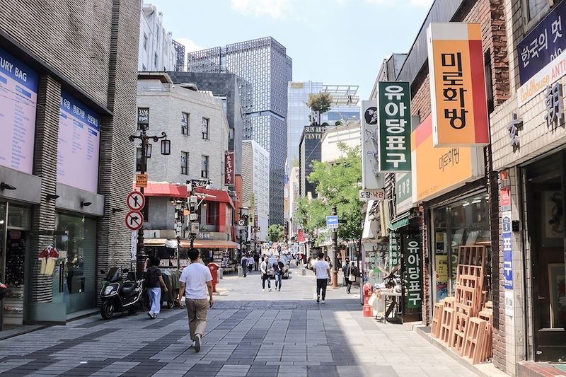 Quartier d'Insa-dong à Séoul - Corée du Sud