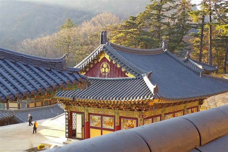 Temple Haeinsa dans le parc national du Mont Gayasan - Corée du Sud