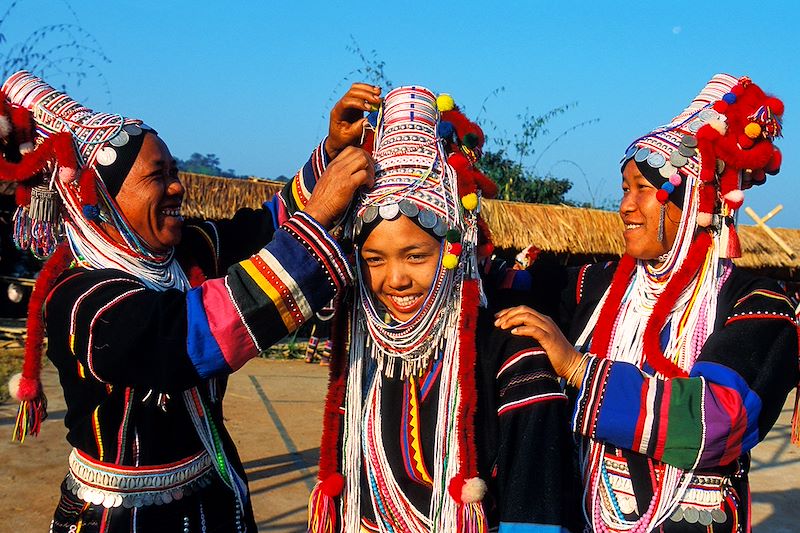 Femmes de la tribu Akha - Province de Chiang Rai - Thaïlande