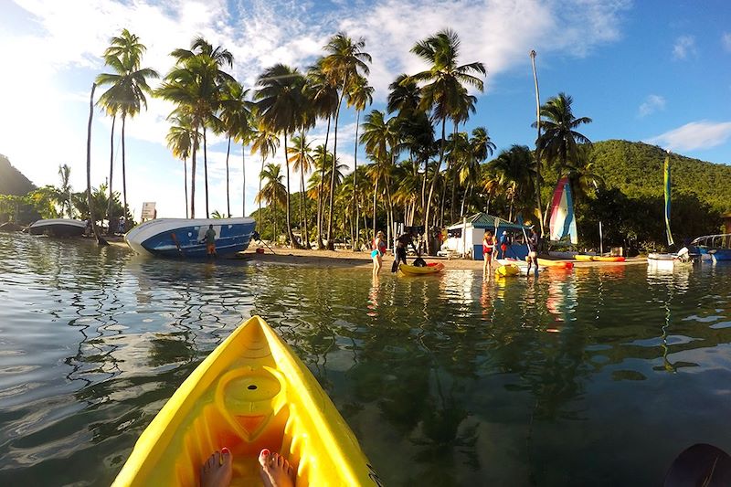 Kayak à Marigot Bay - Sainte-Lucie