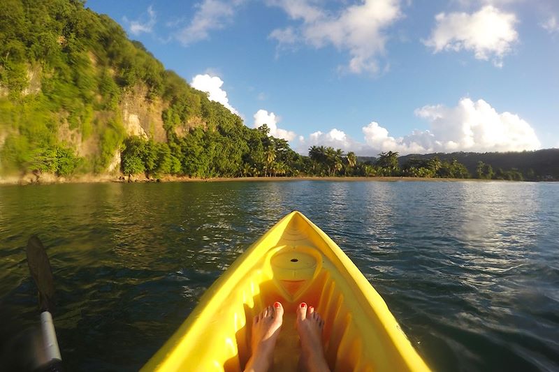 Kayak à Marigot Bay - Sainte-Lucie