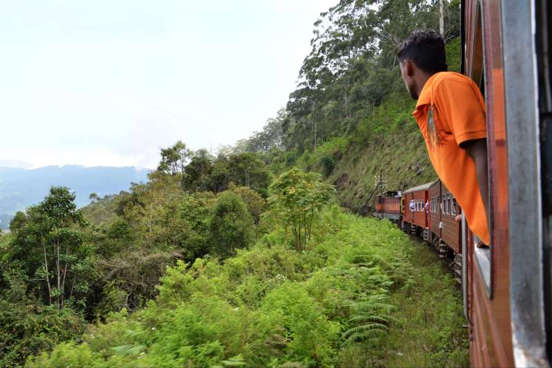 Train entre Ohiya et Haputale - Sri Lanka