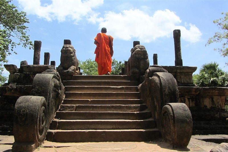 Ruines du palais royal de Polonnaruwa - Sri Lanka
