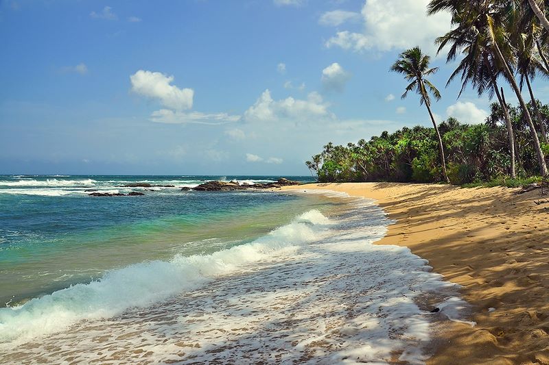 Plage déserte - Tangalle - Sri Lanka 