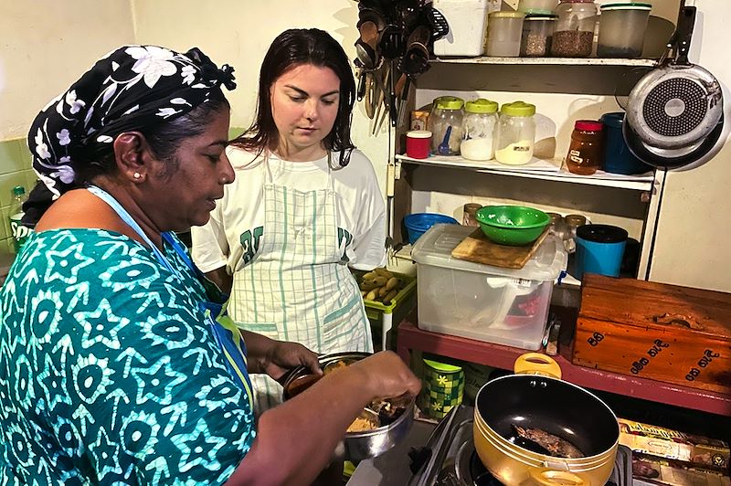 Repas chez l'habitant - Sri Lanka
