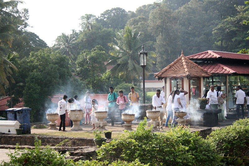 Encens - Temple de la dent de Bouddha (Sri Dalada Maligawa) - Kandy - Sri Lanka