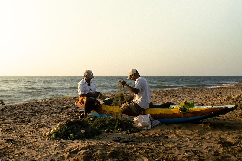 Pêcheurs au Sri Lanka