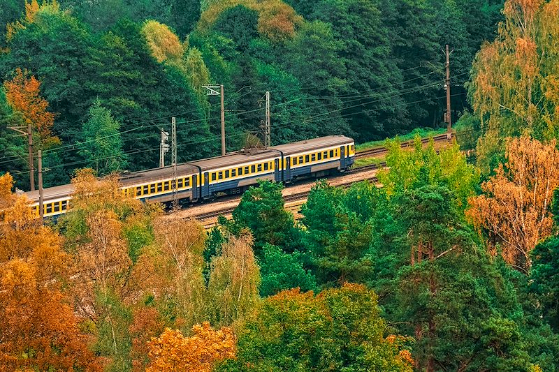 Train près de Riga - Lettonie