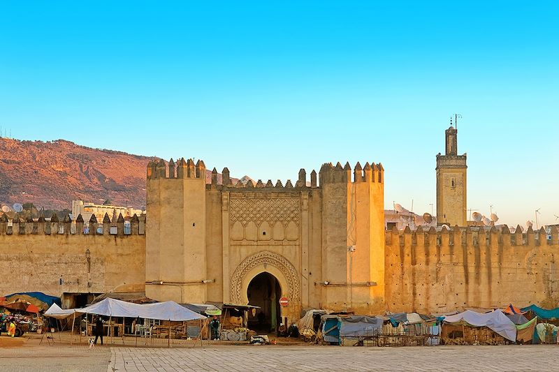 Porte de l'ancienne médina de Fès - Maroc