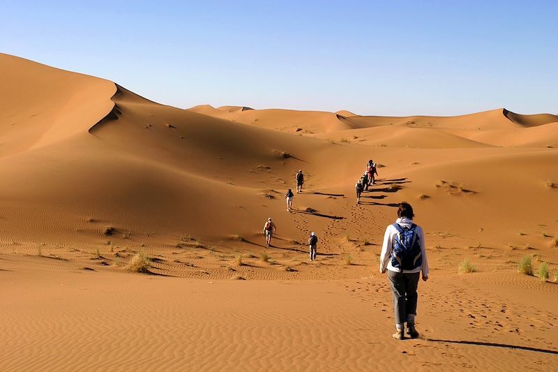 Randonnée dans le désert - Maroc