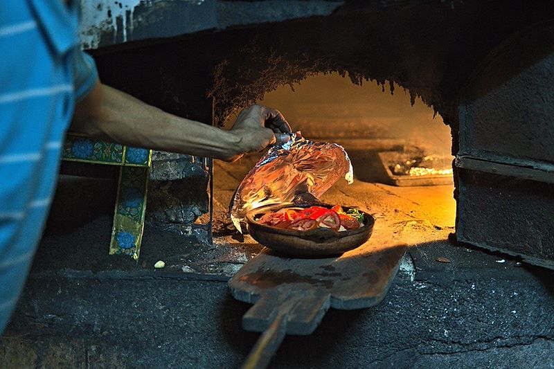 Cuisson d'un plat - Maroc