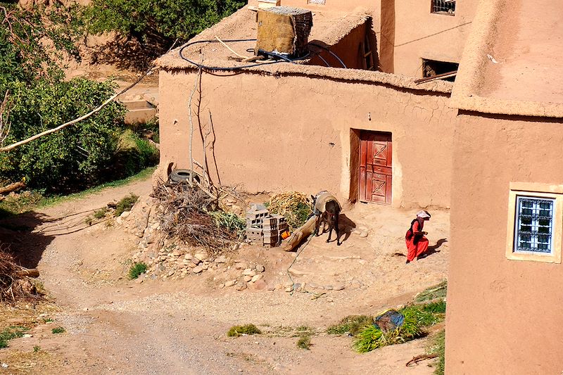 Le village de Boutaghrar - Vallée des Roses - Maroc