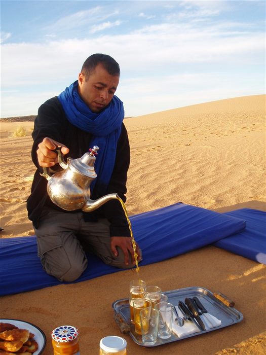 Bivouac dans le désert - Maroc