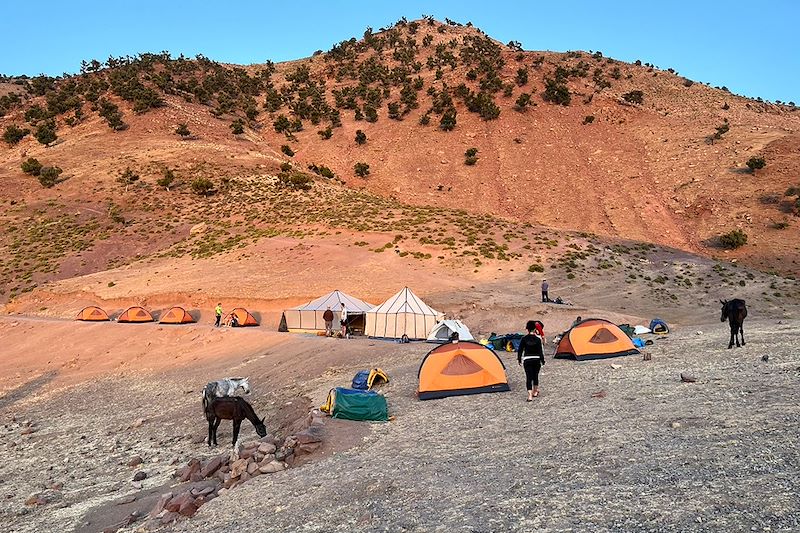 Bivouac au Col de Matat - Haut Atlas - Maroc