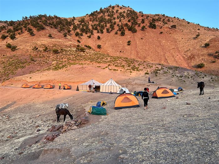 Bivouac au Col de Matat - Haut Atlas - Maroc