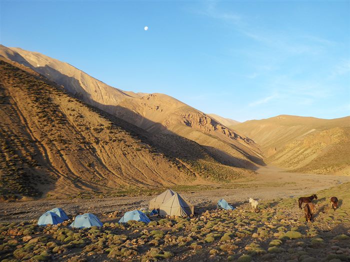 Bivouac à Oulilimt - Haut Atlas - Maroc