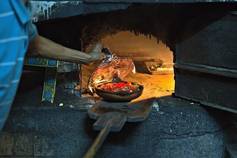 Cuisson d'un plat - Maroc