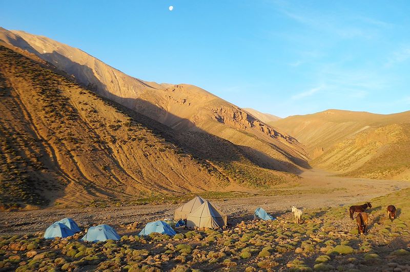 Bivouac à Oulilimt - Haut Atlas - Maroc