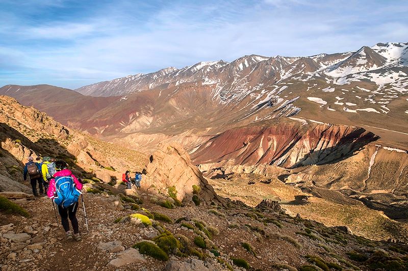 Trek dans le Haut Atlas au Maroc : vivez l'ascension du M'Goun et du Toubkal 