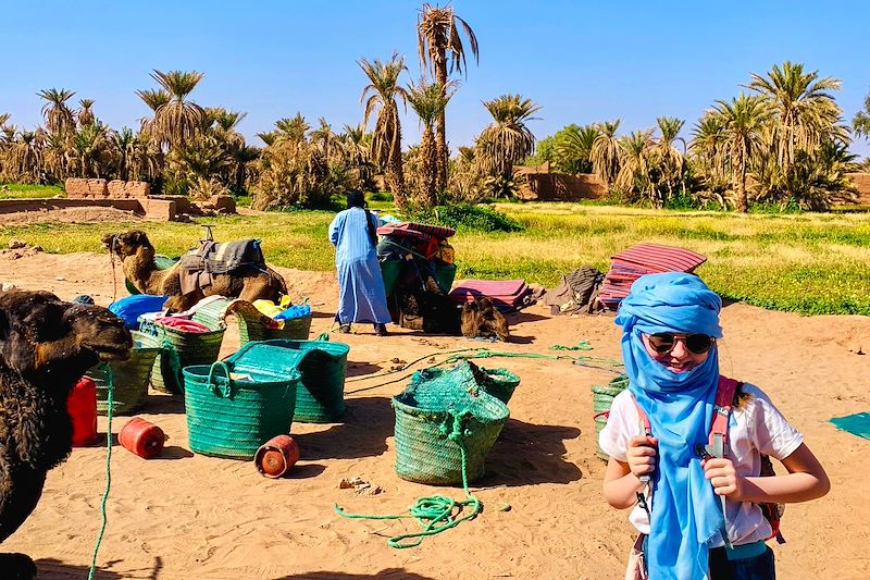 Bivouac dans le Sahara - Maroc