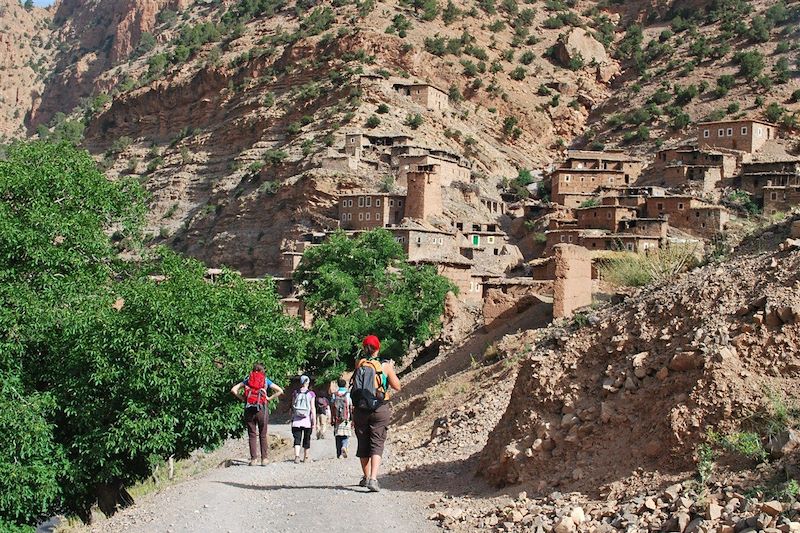 Randonnée dans la vallée de la Tessaout - Maroc