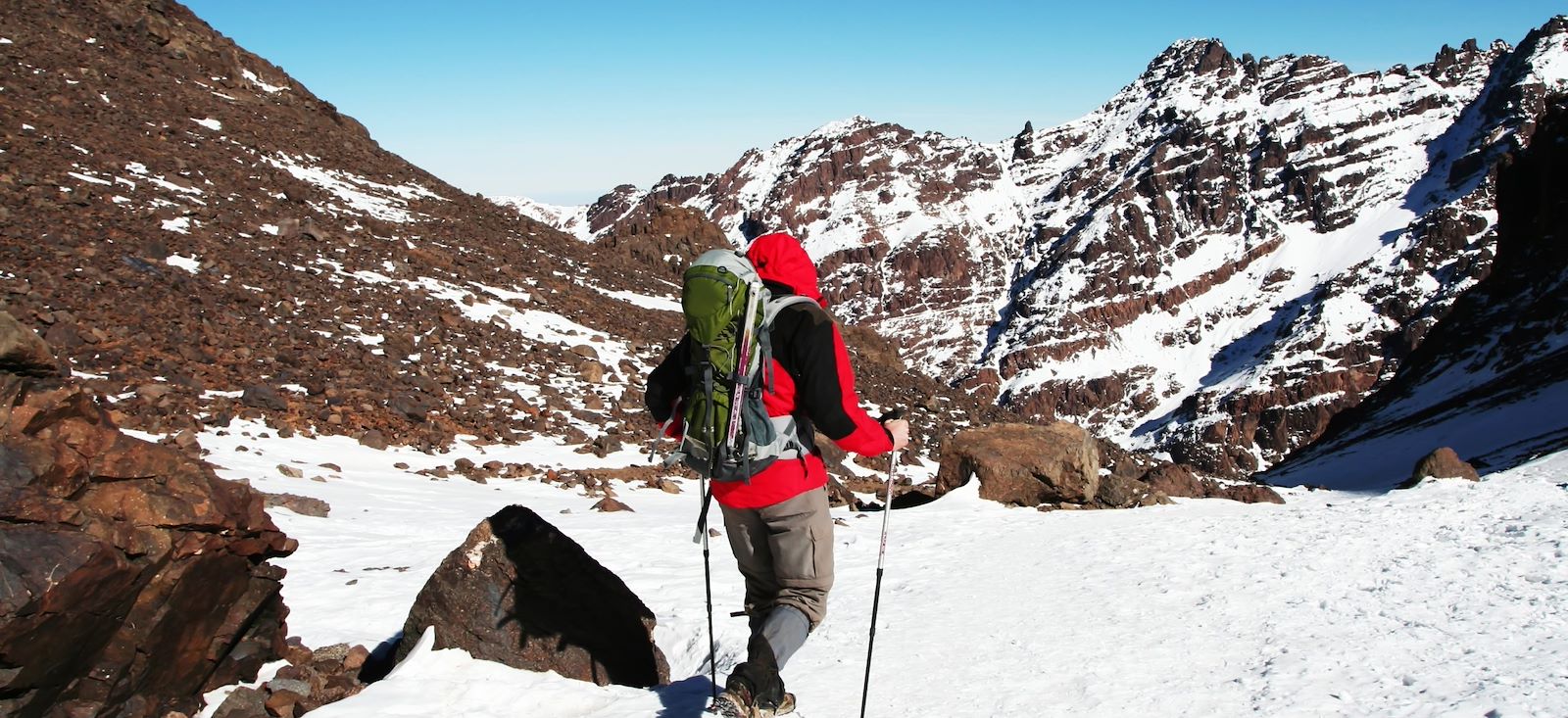 Image Ascension du Toubkal "4167" du nord au sud