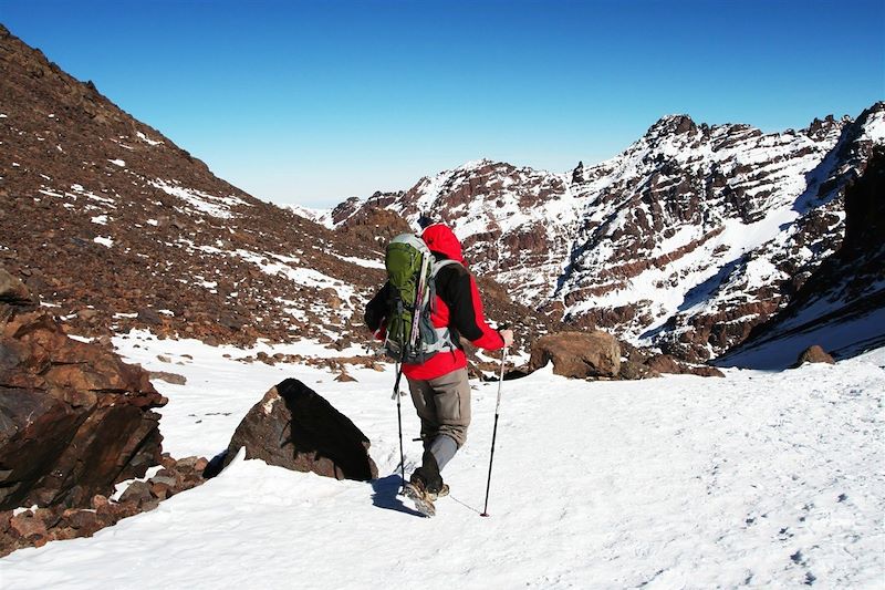 Ascension du Toubkal “4167” du nord au sud