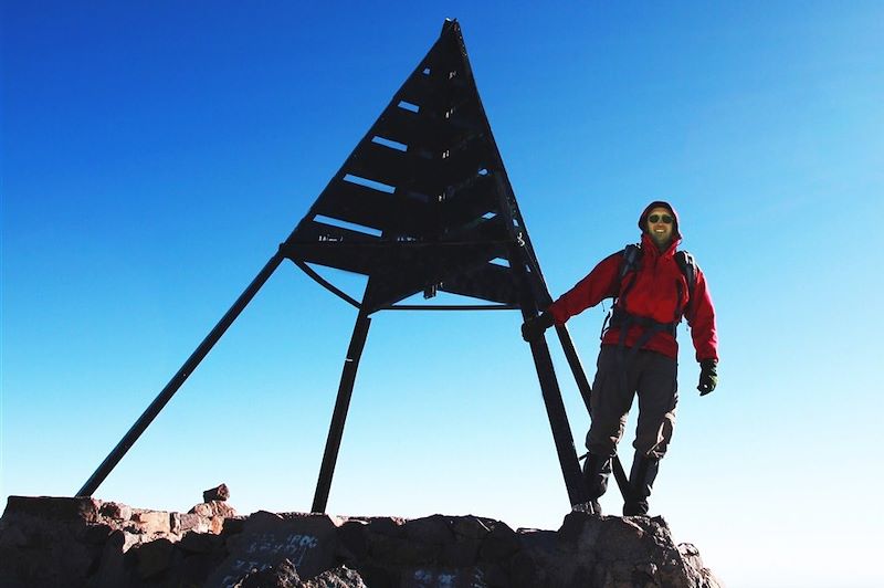 Sommet du mont Toubkal - Haut Atlas - Maroc