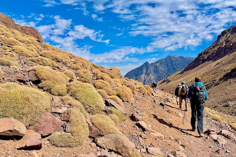 Ascension du Toubkal “4167” du nord au sud