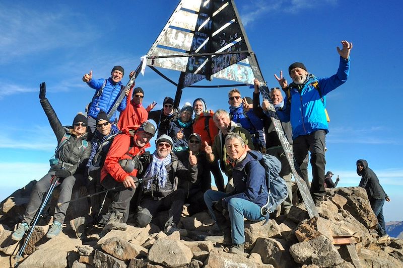 Au sommet du Toubkal - Haut Atlas - Maroc