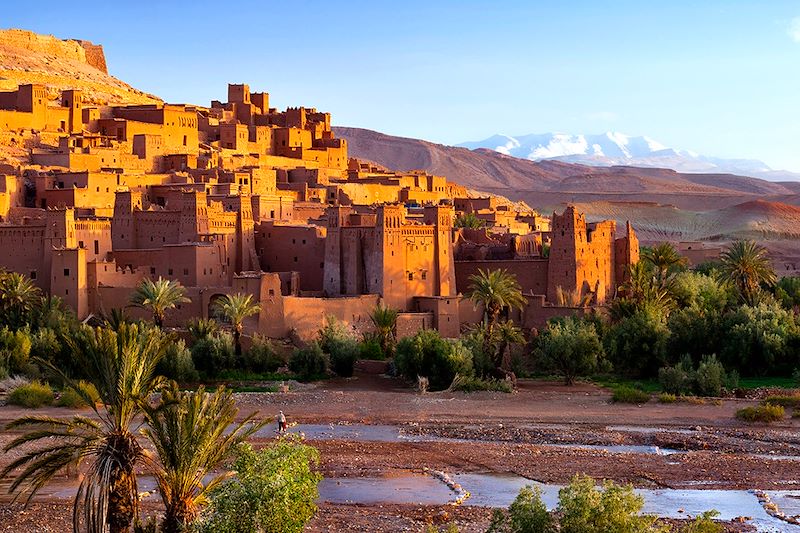 Randonnée au fil de l’Atlas marocain, entre vallées verdoyantes et falaises rougeoyantes, à la rencontre des peuples berbères