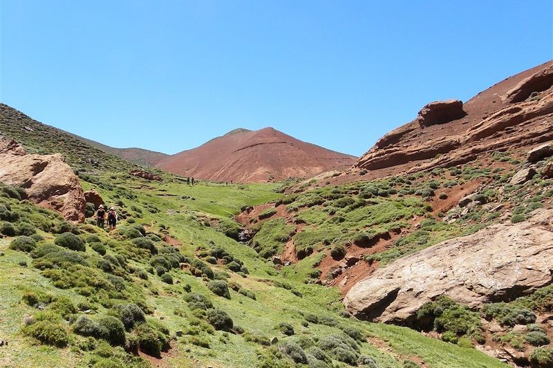 Randonnée dans la vallée de la Tessaout - Maroc