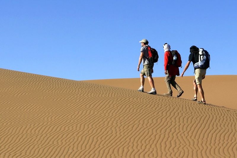 Mirages et dunes du sud marocain