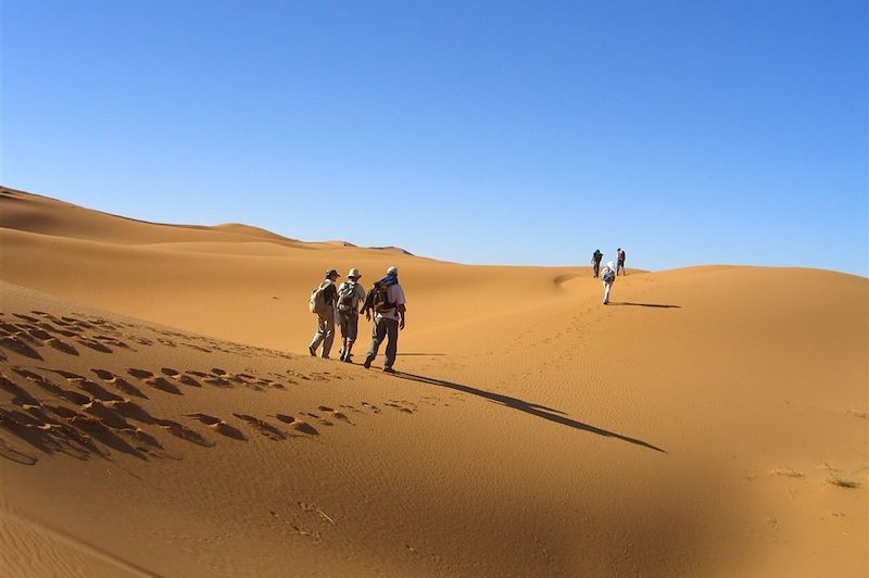 Randonnée dans le désert - Maroc