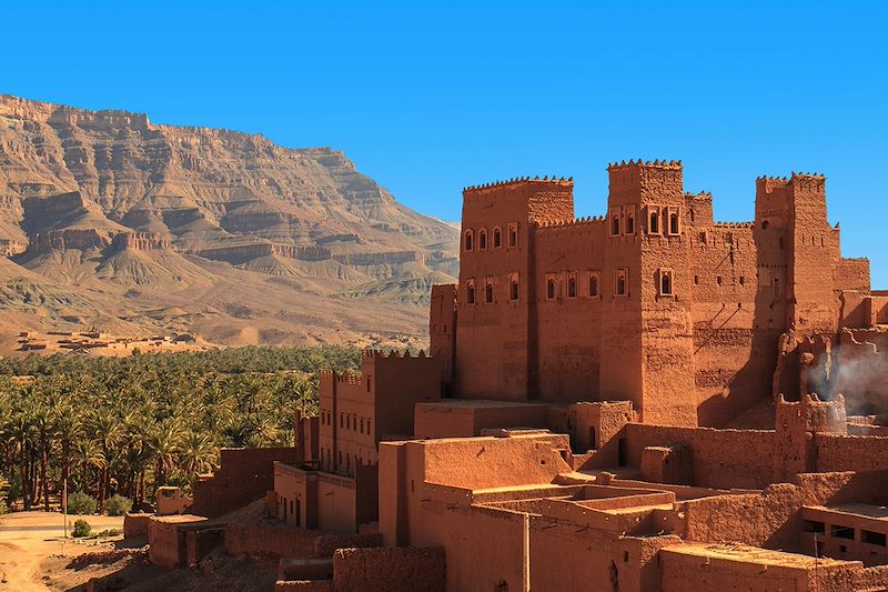 Kasbah dans la vallée du Draâ - Maroc