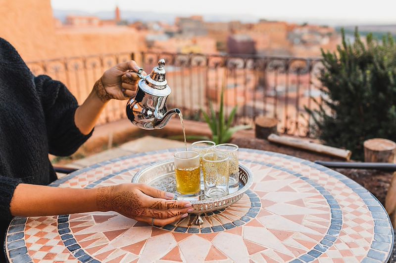 Thé marocain traditionnel